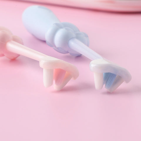 Baby Pro 5D Paw Shaped Toothbrush Ultra Soft Bristles For Gentle And Deep Cleaning