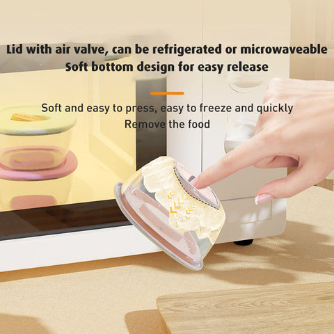 Baby Pro Baby Food Container 4pcs Freezer Storage Containers BPA FREE