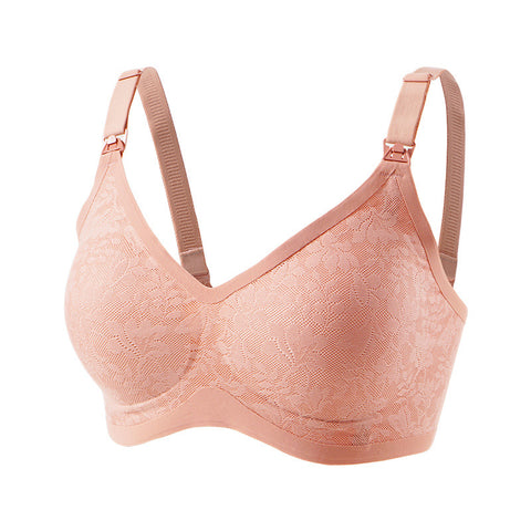 Baby Pro Comfort Fit Flower Maternity Wireless Bra Stretchable And Nursing-Ready