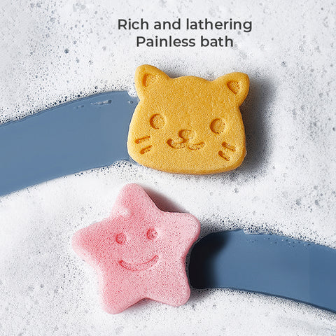 Baby Pro Natural Konjac Gentle Cleansing Baby Bath Shape Sponge