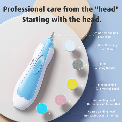 Baby Pro Electric Nail Polish Grinder Set Baby Nail Trimmer