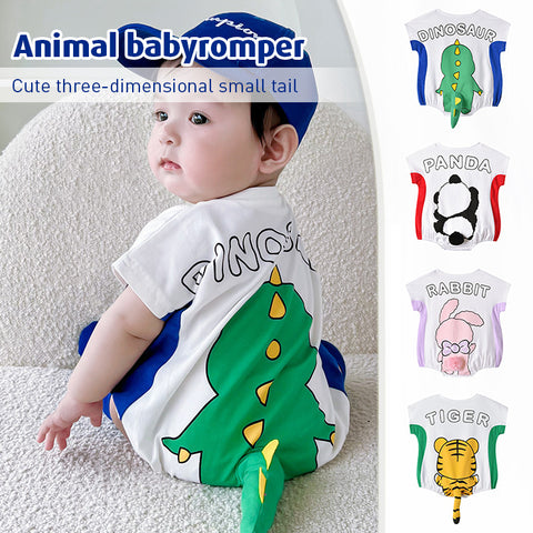 Baby Pro Dinosaur and Tiger Tail Baby Onesies Romper Clothes