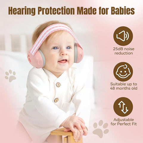 Baby Pro Baby Ear Protection Earmuff For Babies and Toddlers With Free Storage Bag