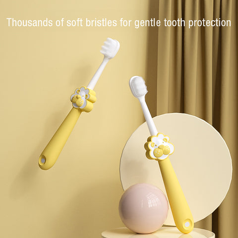 Baby Pro Cute Cartoon Shape Kids Soft Bristles Toothbrush