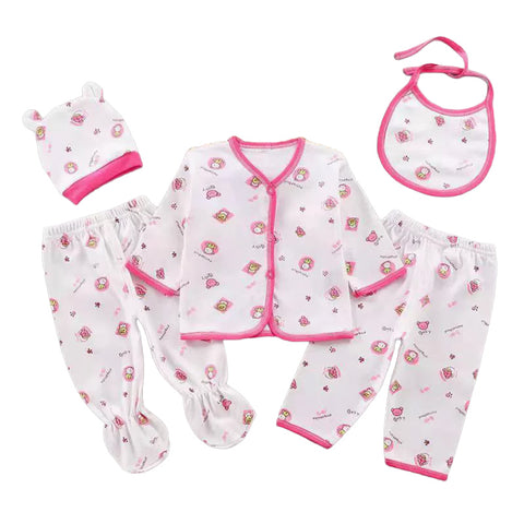 Baby Pro Cuddle Comfort 5-in-1 Pure Cotton Baby Clothes Set
