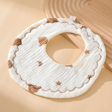 Baby Pro Baby Adjustable Soft Cotton Absorbent Bib