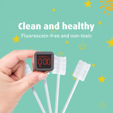 Baby Pro Oral Tongue Cleaner Disposable Mouth Cleaning Gauze Brush for Baby