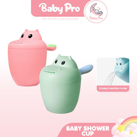 Baby Pro Nuobesty Baby Bath Cups Cartoon Animal Waterfall Shampoo Dipper Rinsers Plastic Hand-held Pink | Blue