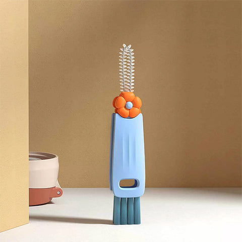 Baby Pro Multi-Purpose Bottle Lid Deep Cleaning Brush