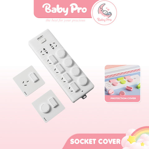 Baby Pro Baby Safety Socket Cover Outlet Plug Cover