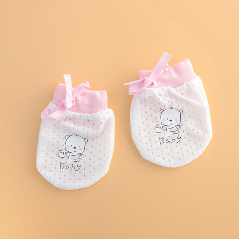 Baby Pro Newborn Cotton Anti-Scratch  Pair Mittens Gloves