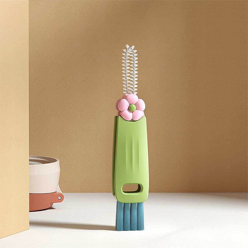Baby Pro Multi-Purpose Bottle Lid Deep Cleaning Brush