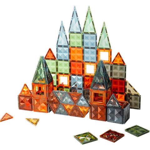 Smart Sprout 100pcs 30pcs Kids Magnetic Colored Tiles  Building Blocks Toys Set Educational  Puzzle Toys