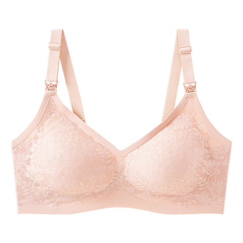 Baby Pro Comfort Fit Flower Maternity Wireless Bra Stretchable And Nursing-Ready