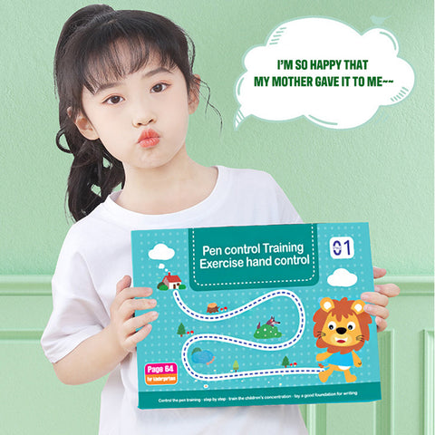 Smart Sprout Kids Erasable Tracing Workbook Early Educational Training Books