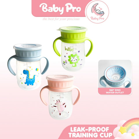Baby Pro Spill-Proof And Easy-Grip 360° Training Cup
