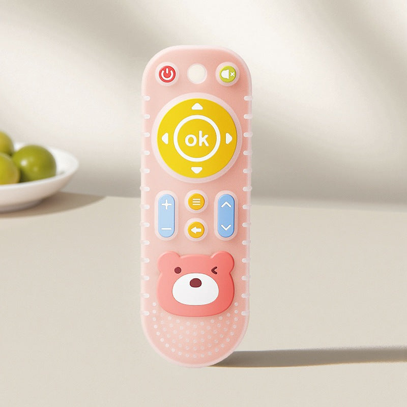 Baby Pro Remote Control Shaped Silicone Teether Perfect for Little Hands