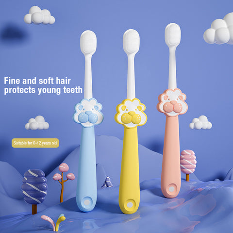 Baby Pro Cute Cartoon Shape Kids Soft Bristles Toothbrush
