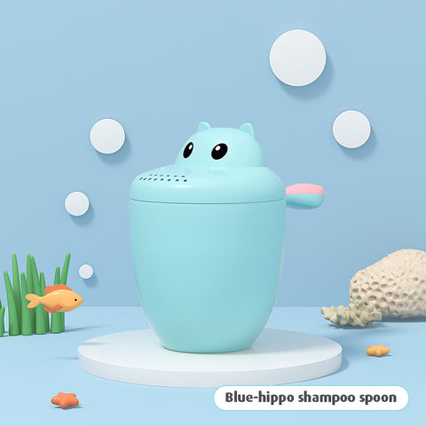 Baby Pro Nuobesty Baby Bath Cups Cartoon Animal Waterfall Shampoo Dipper Rinsers Plastic Hand-held Pink | Blue