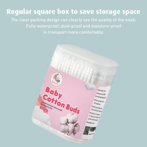 Baby Pro Baby Spiral Cotton Swabs Thin Buds 200pcs/pack