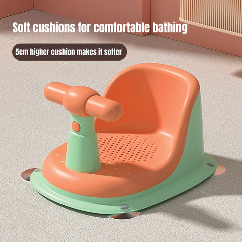 Baby Pro Baby Bath Chair Breathable Non-Slip Bath Stool With Backrest