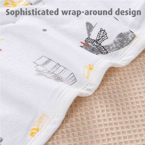 Baby Pro Cotton Swaddle Sleeping Bag Two-Way Zip For Baby