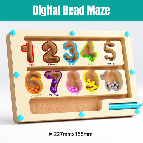Smart Sprout Kids Magnetic Color Sorting Maze Board Game Early Educational Toy