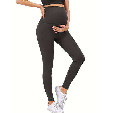 Baby Pro Bump Support High Waisted Maternity Leggings Stretchable
