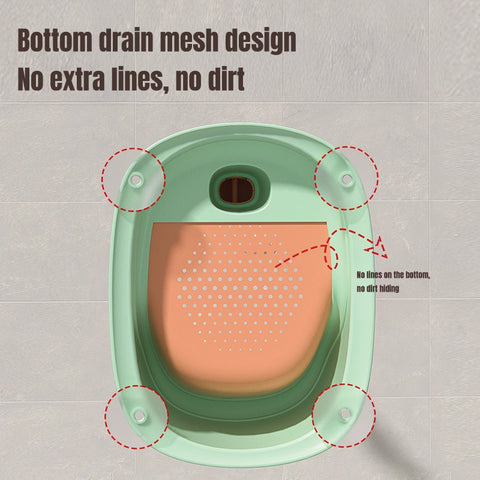Baby Pro Baby Bath Chair Breathable Non-Slip Bath Stool With Backrest
