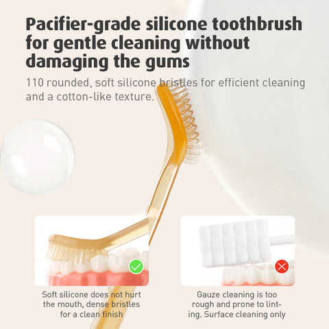 Baby Pro Nano Silicone Toothbrush Soft Oral Care Set