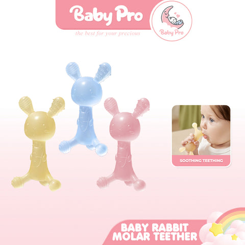 Baby Pro Soft Silicone Rabbit Molar Teether Toys