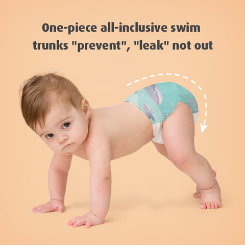 Baby Pro Ocheers Whale Swimming Diapers Waterproof Pull-up Pants Swimming pool Baby Disposable L M XL XXL