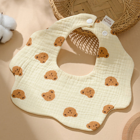Baby Pro Baby Adjustable Soft Cotton Absorbent Bib
