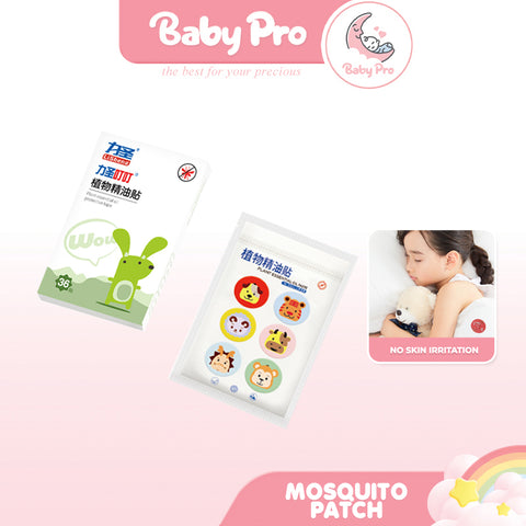 Baby Pro 36 pcs Cute Designs Anti-Mosquito Patch Stickers For Kids