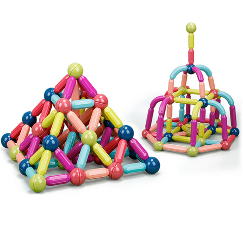 Smart Sprout Kids 42pcs 64pcs Magnetic Stick Ball Building Blocks Early Educational Toy