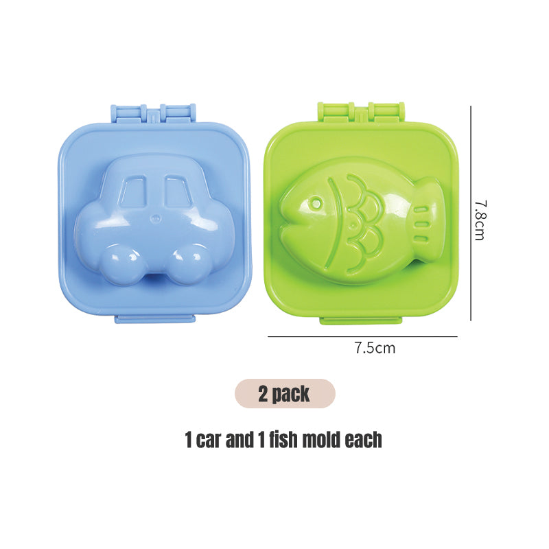 Baby Pro 2pcs Baby Food Molder Rice Bread Boiled Egg Molder Food Bento Box Tools