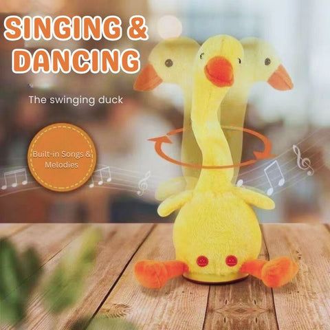 Smart Sprout Voice Repeating And Rechargeable Talking Duck Plush Toy