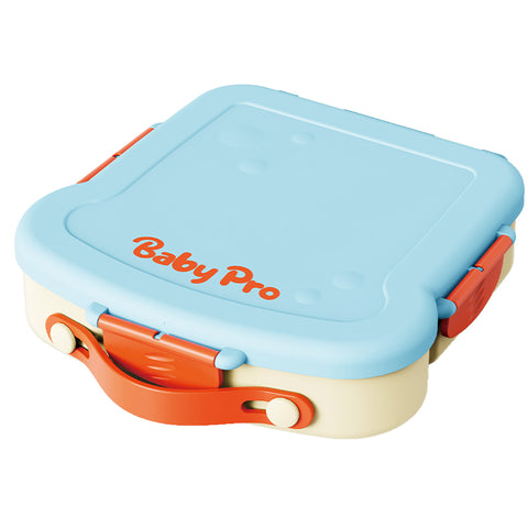 Baby Pro Kids Bread Shaped Lunch Box Set With Sauce Box Spoon And Fork