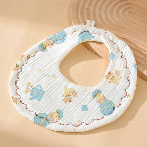 Baby Pro Baby Adjustable Soft Cotton Absorbent Bib