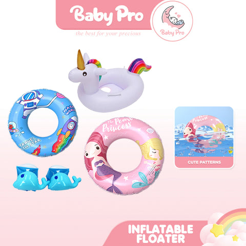 Baby Pro Kids Inflatable Swimming Ring Floater and Swimming Arm Floater