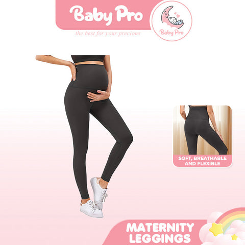 Baby Pro Bump Support High Waisted Maternity Leggings Stretchable