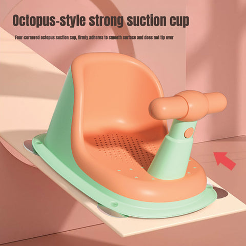 Baby Pro Baby Bath Chair Breathable Non-Slip Bath Stool With Backrest