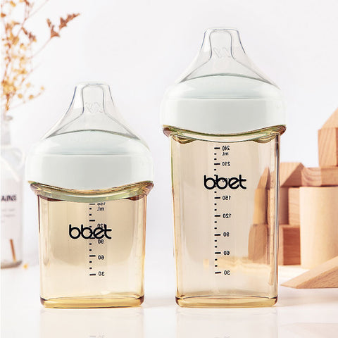 Baby Pro Premium Baby Bottle Triangle Feeding Bottles Free Storage PPSU 150ml 240ml Pink | Green | White