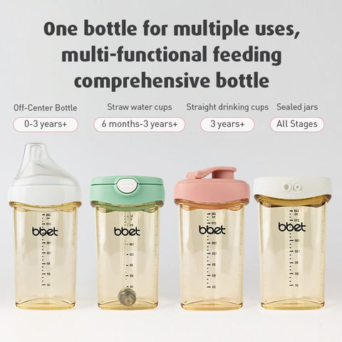 Baby Pro Premium Baby Bottle Triangle Feeding Bottles Free Storage PPSU 150ml 240ml Pink | Green | White