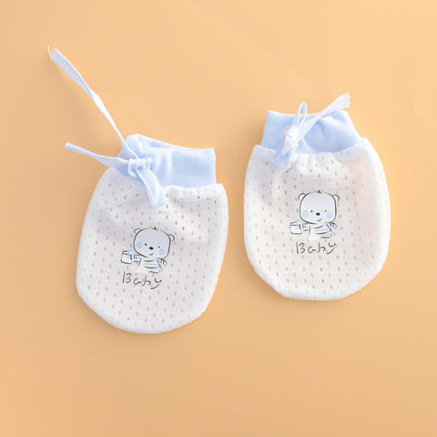 Baby Pro Newborn Cotton Anti-Scratch  Pair Mittens Gloves