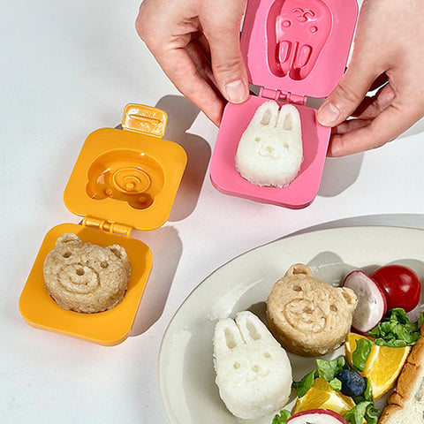 Baby Pro 2pcs Baby Food Molder Rice Bread Boiled Egg Molder Food Bento Box Tools