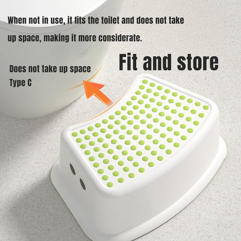 Baby Pro Kids Toilet Step Stool With Anti-Slip Toilet Foot Stool