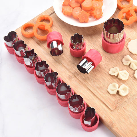Baby Pro 6pcs Stainless Steel Baby Food Shape Cutter Fruit Vegetables Bread Shape Cutter