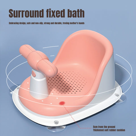 Baby Pro Baby Bath Chair Breathable Non-Slip Bath Stool With Backrest