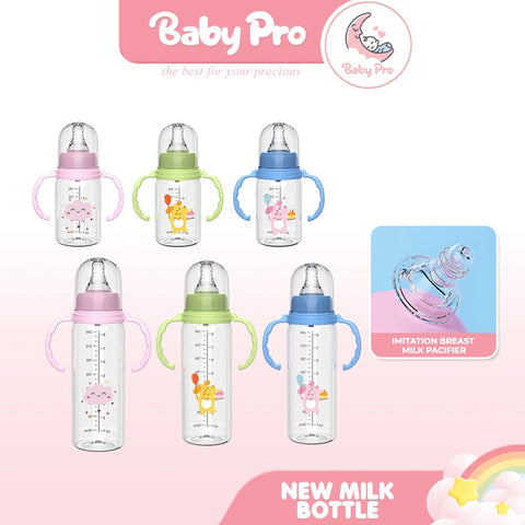 Baby Pro Newborn Breastfeeding Imitation Milk Bottle